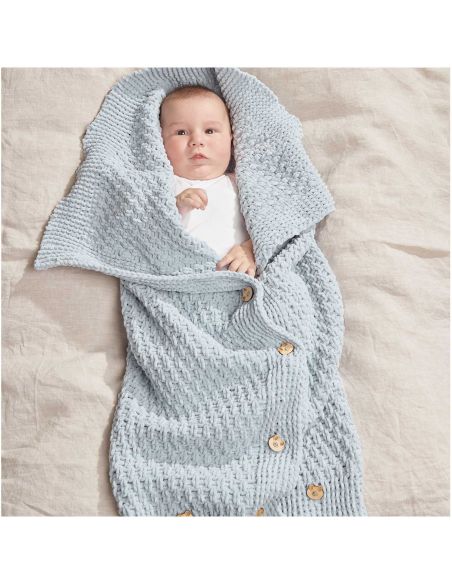 Pelote Creative chenillove bleu clair