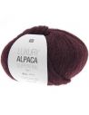 Pelote Luxury alpaca superfine aran rouge vin