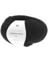 Pelote Essentials organic wool aran noir
