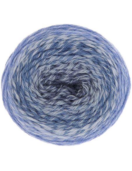 Pelote Rico socks super soft super dégradé 4 fils blue