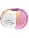 Pelote Rico socks superba cashmeri luxury 4 fils rainbow