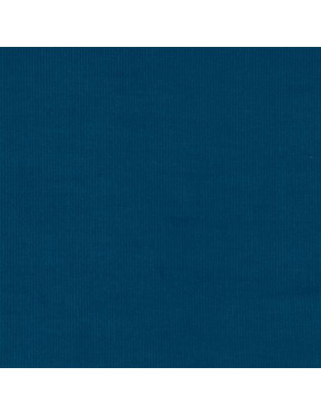 Tissu velours milleraies uni Corduroy canard