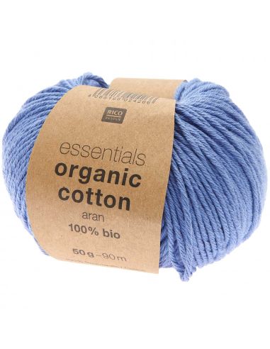 Pelote Essentials organic cotton aran purple