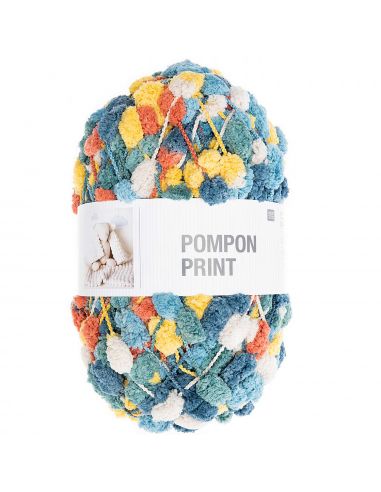Pelote Creative pompon print multicolor