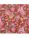 Tissu Liberty Tana Lawn Christmas Betsy star lurex rouge