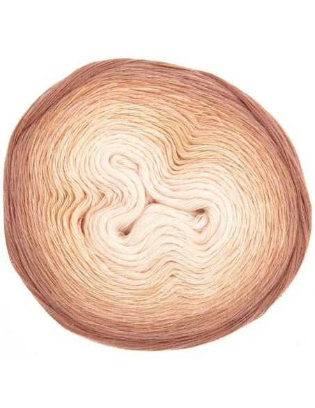 Pelote Creative cotton dégradé lucky 8 terre cuite