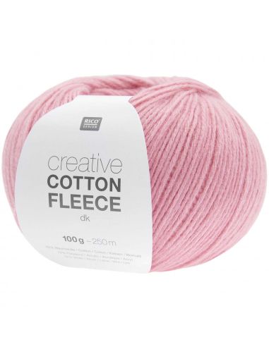 Pelote Creative cotton fleece dk pink