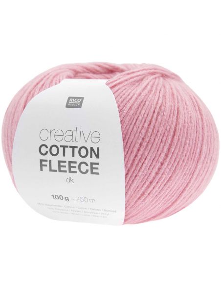Pelote Creative cotton fleece dk pink