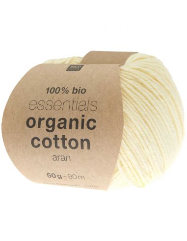 Pelote Essentials organic cotton aran vanille