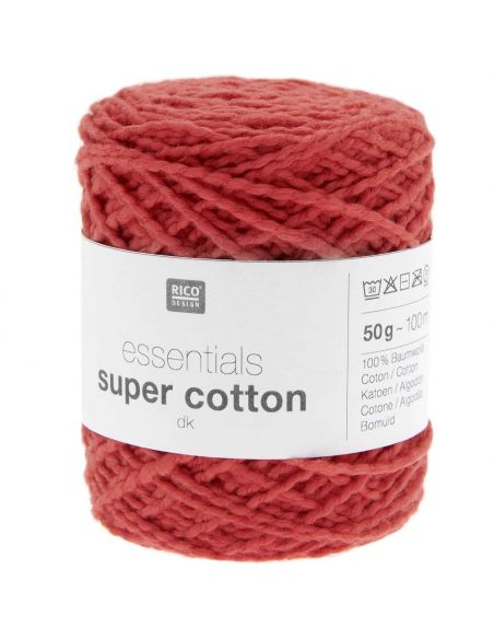 Pelote Essentials super cotton dk rouge
