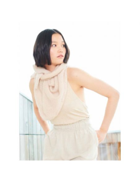 Pelote Essentials super kid mohair loves silk glamourous glitter écru