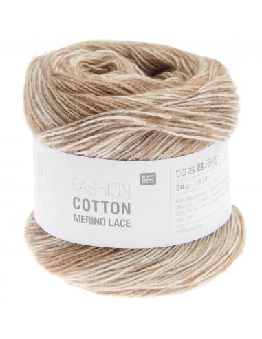Pelote Fashion cotton merino lace pebbles