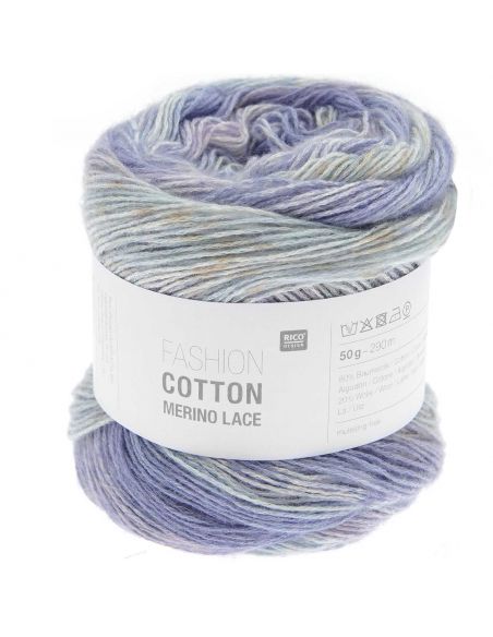 Pelote Fashion cotton merino lace skies