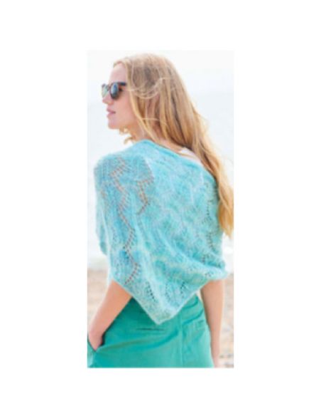 Pelote Fashion cotton merino lace aqua