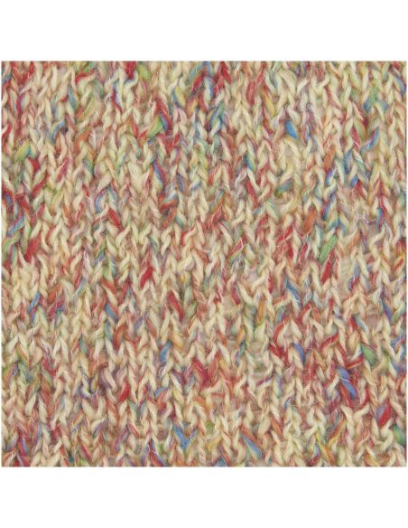 Pelote Fashion fun alpaca cotton blend multicolor blanc
