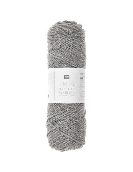 Pelote Luxury natural silk blend gris
