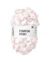 Pelote Creative pompon print candy-blanc