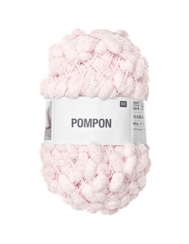 Pelote Creative pompon rose