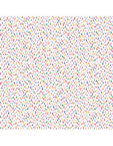 Tissu en coton Splash les gouttelettes