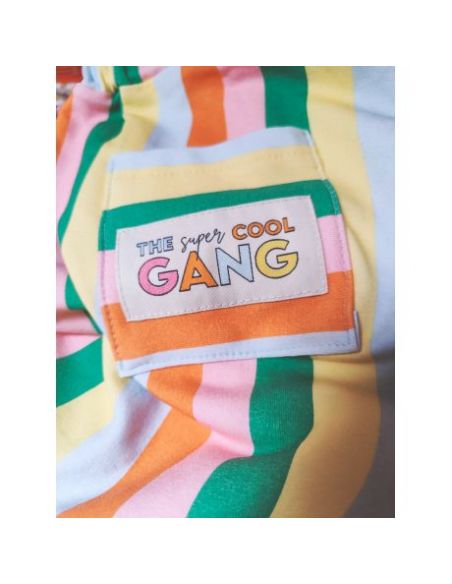 Etiquette à coudre The super cool gang