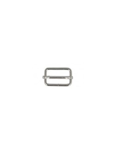 Paire de Boucles de réglage Argent 2,5cm