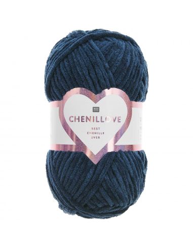 Pelote Creative chenillove bleu marine