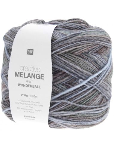 Pelote Creative melange aran wonderball clouds
