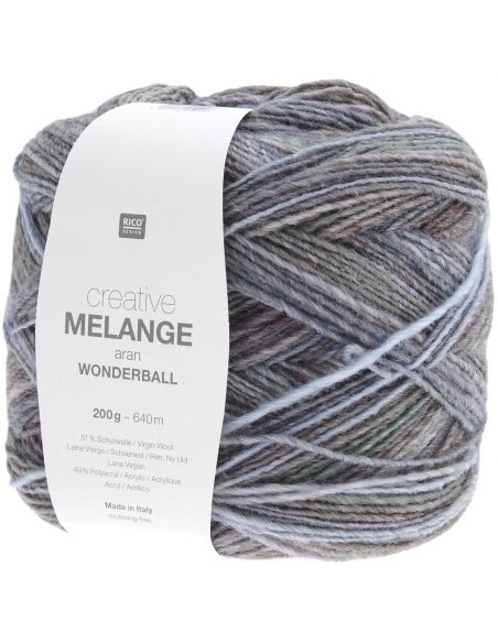 Pelote Creative melange aran wonderball clouds
