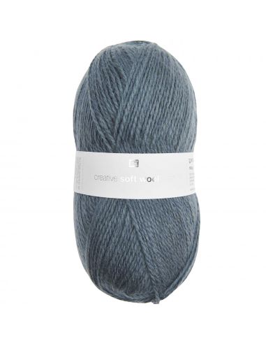 Pelote Creative soft wool aran bleu atlantique