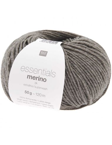 Pelote Essentials merino dk brun melange