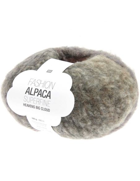 Pelote Fashion alpaca superfine heavens big cloud dark rainbow