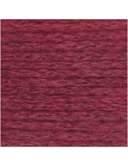 Pelote Luxury alpaca superfine aran rouge