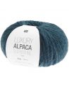 Pelote Luxury alpaca superfine aran pétrole