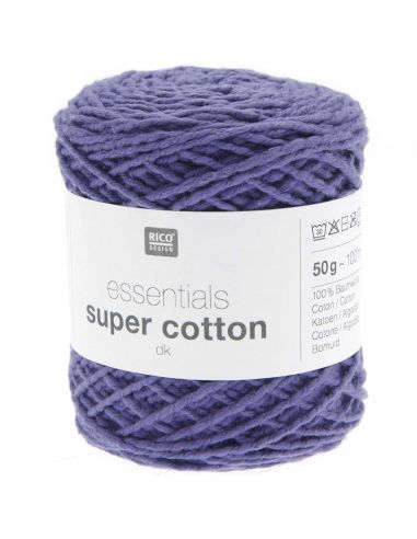 Pelote Essentials super cotton dk bleu roi