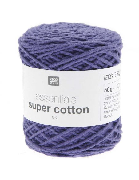 Pelote Essentials super cotton dk bleu roi