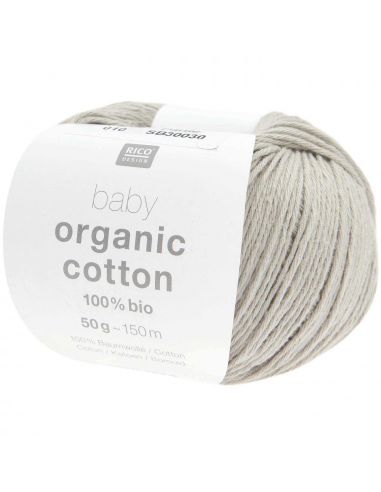 Pelote Rico baby organic cotton gris