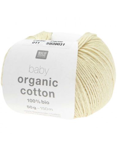 Pelote Rico baby organic cotton vanille