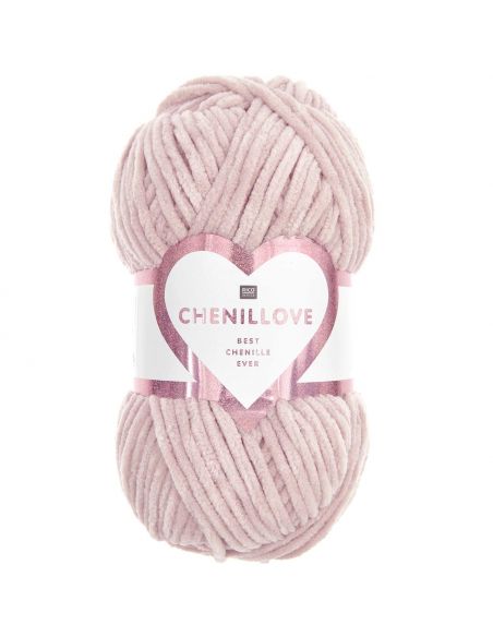 Pelote Creative chenillove rose