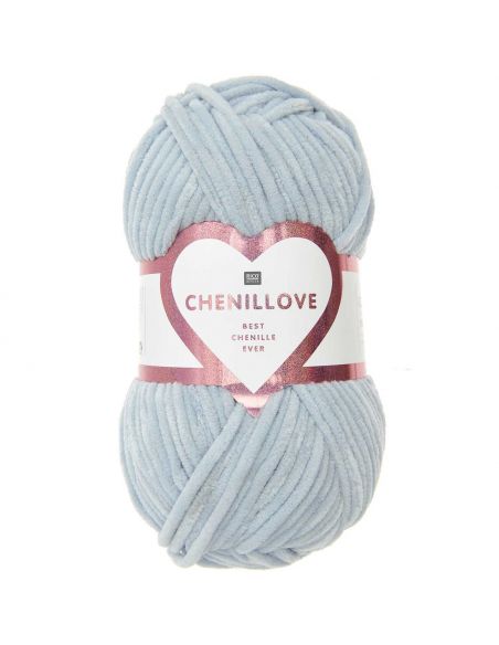 Pelote Creative chenillove bleu clair