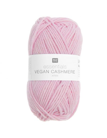 Pelote Essentials vegan cashmere aran rose