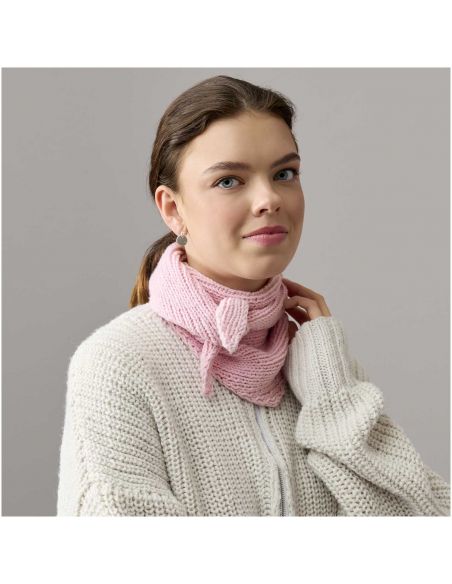 Pelote Essentials vegan cashmere aran rose