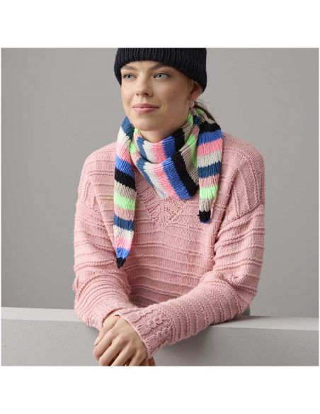 Pelote Essentials vegan cashmere aran bleu