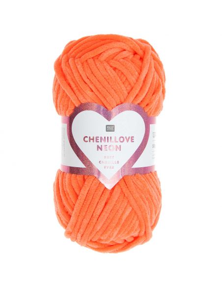 Pelote Creative chenillove neon orange