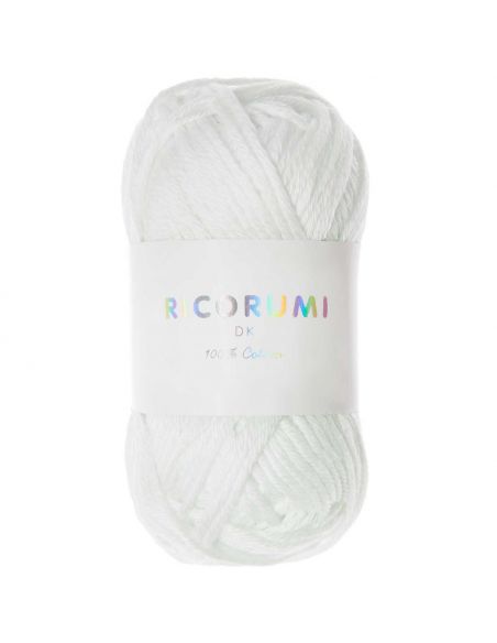 Pelote Creative Ricorumi glow in the dark blanc
