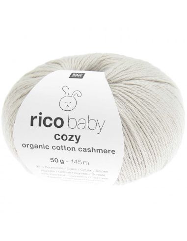 Pelote Rico baby cosy organic cotton cashmere taupe
