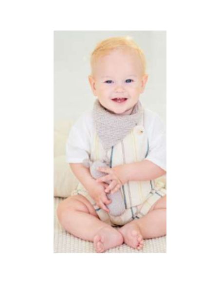 Pelote Rico baby cosy organic cotton cashmere taupe