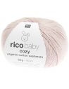 Pelote Rico baby cosy organic cotton cashmere vieux rose