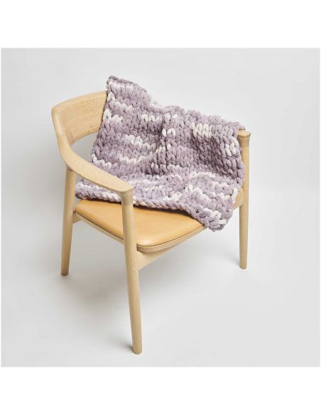 Pelote Creative chenillove super big print lilas