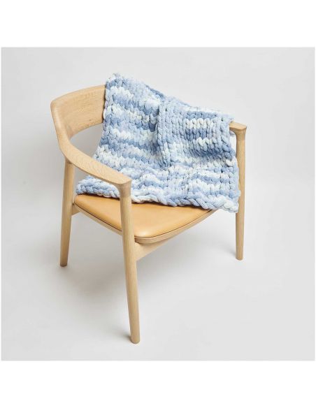 Pelote Creative chenillove super big print bleu