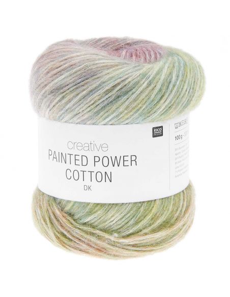 Pelote Creative painted power cotton dk classic rainbow